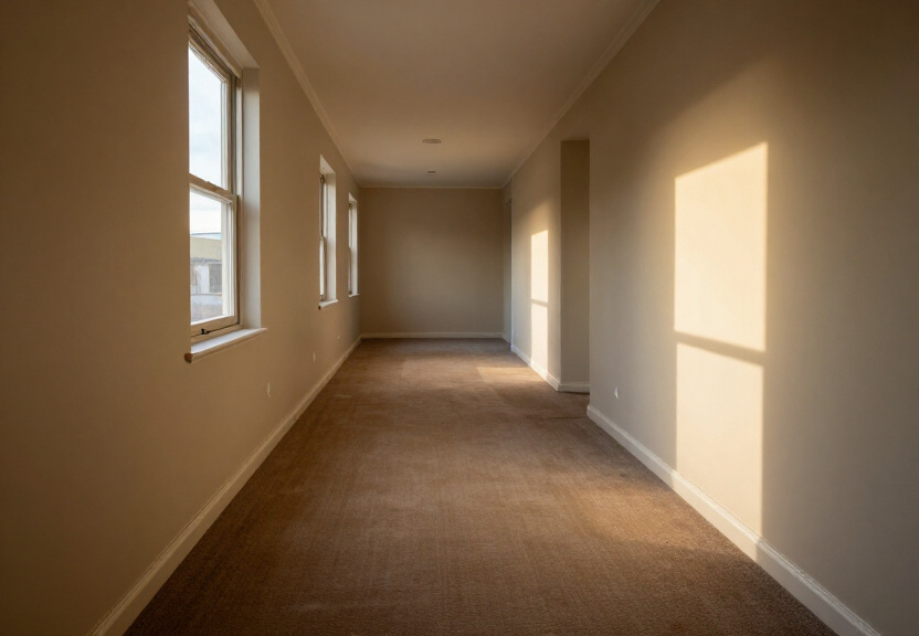 Dry and restored living room in Merrylands after flood restoration